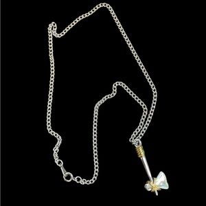 Avon 1978 Tomahawk Axe Pendant Neck Chain Two-Tone Necklace 18” Vintage